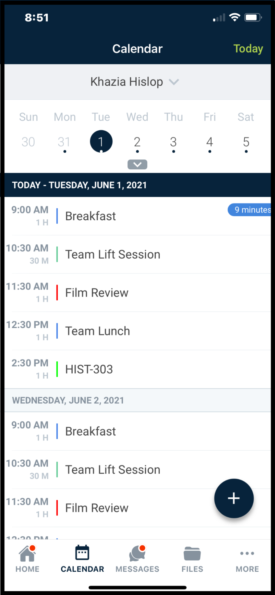 Viewing Calendars on Web and Mobile Teamworks Support